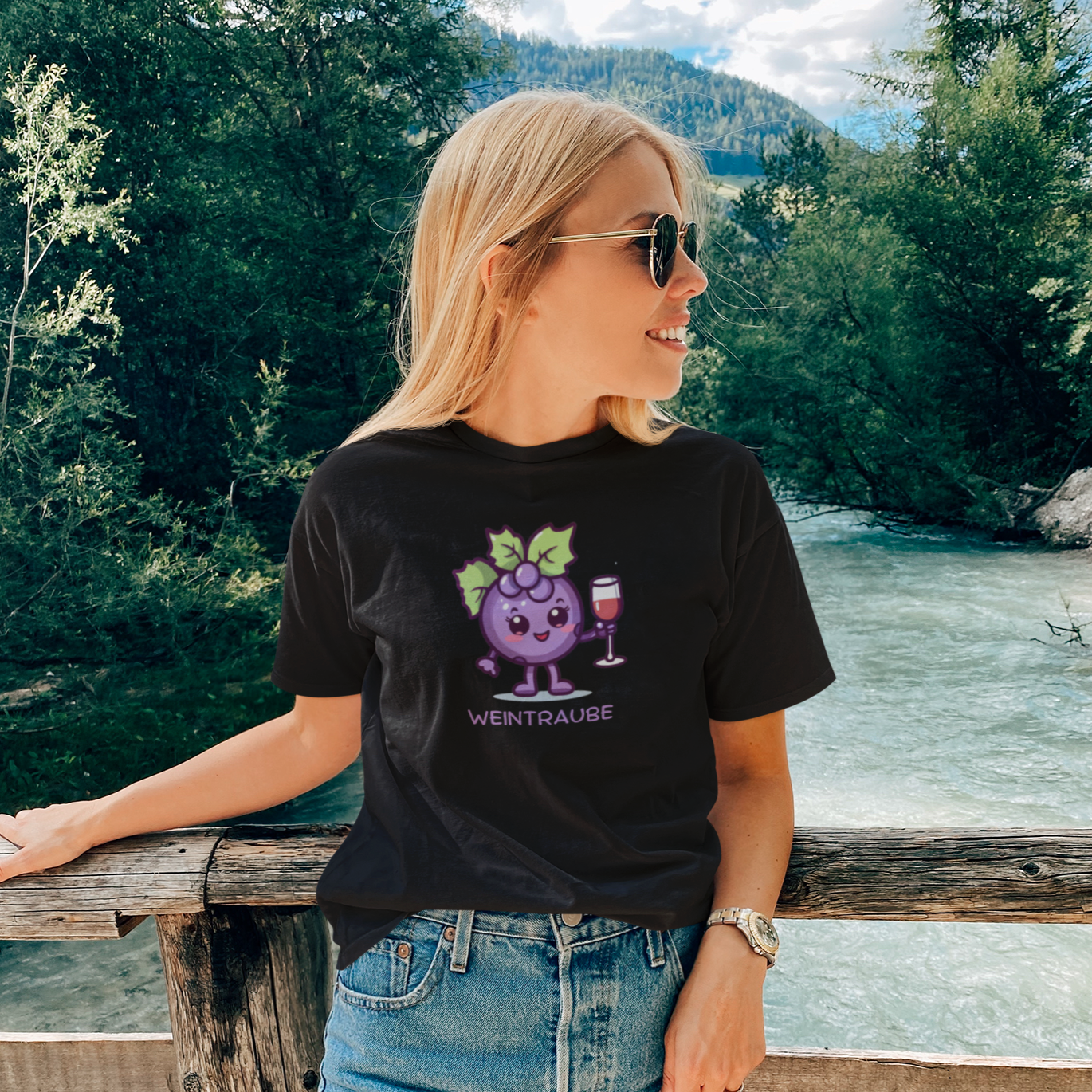 Weintraube - Oversized Shirt