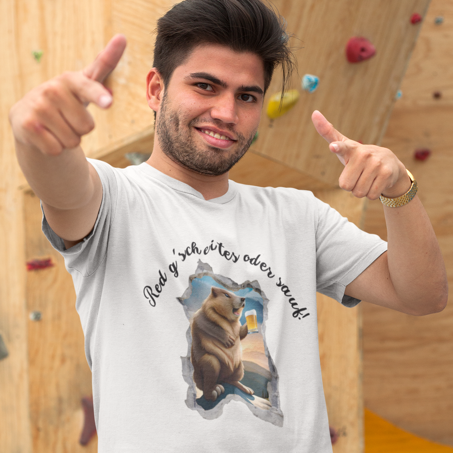 Red g'scheites oder sauf - Premium Organic Shirt